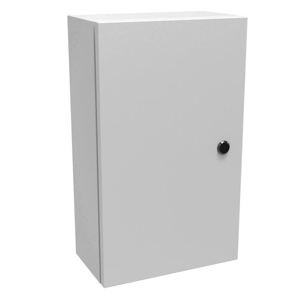 Hammond Slotted 1/4 Turn Latch Electrical Enclosures, 20 in H, 6 in D, 12 in W EN4SD20126LG - main